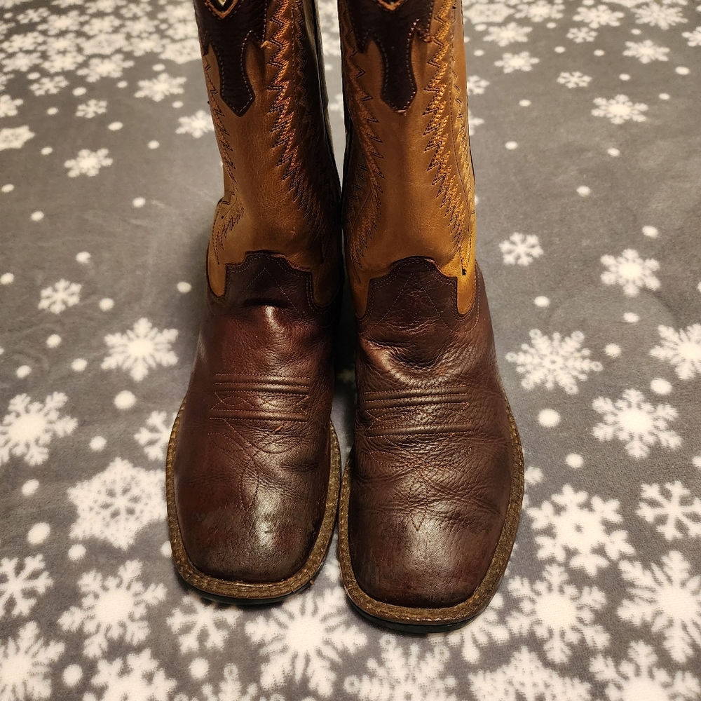 Boys Old West square toe boots